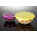 Haonai hot sale high quality 5pcs glass bowl set